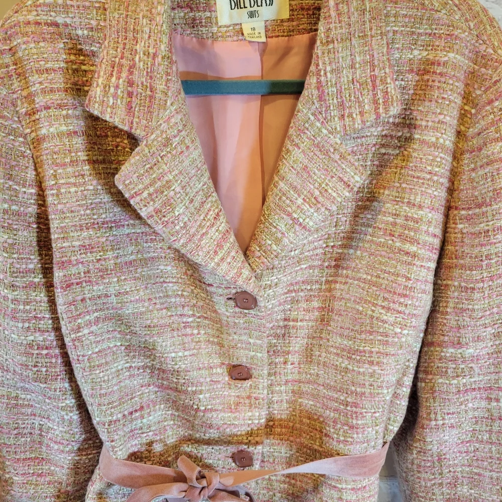 Bill Blass Two Piece Tweed Suit - Picture 3 of 7